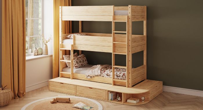 Chambre pour 3 enfants : réussir l'aménagement d'une petite chambre sans pousser les murs