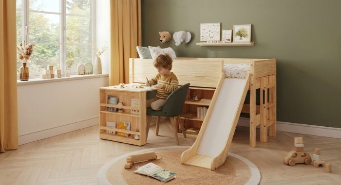 Lit toboggan enfant : à quel âge, dans quelle chambre et avec quelles précautions ?