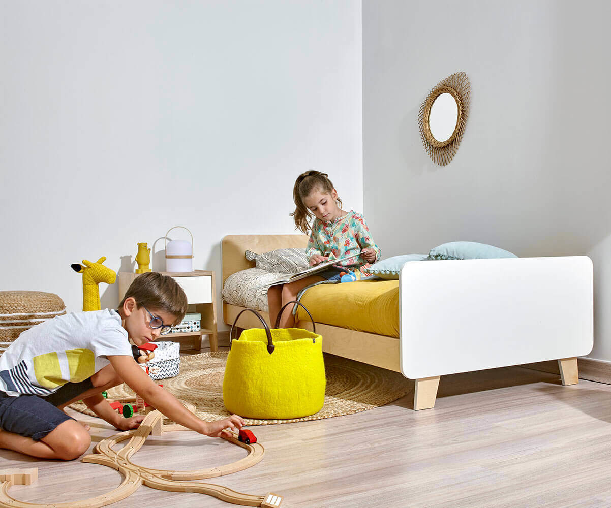 Lit Enfant Avec Sommier Spilou Couchage 1 Place Des 3 Ans