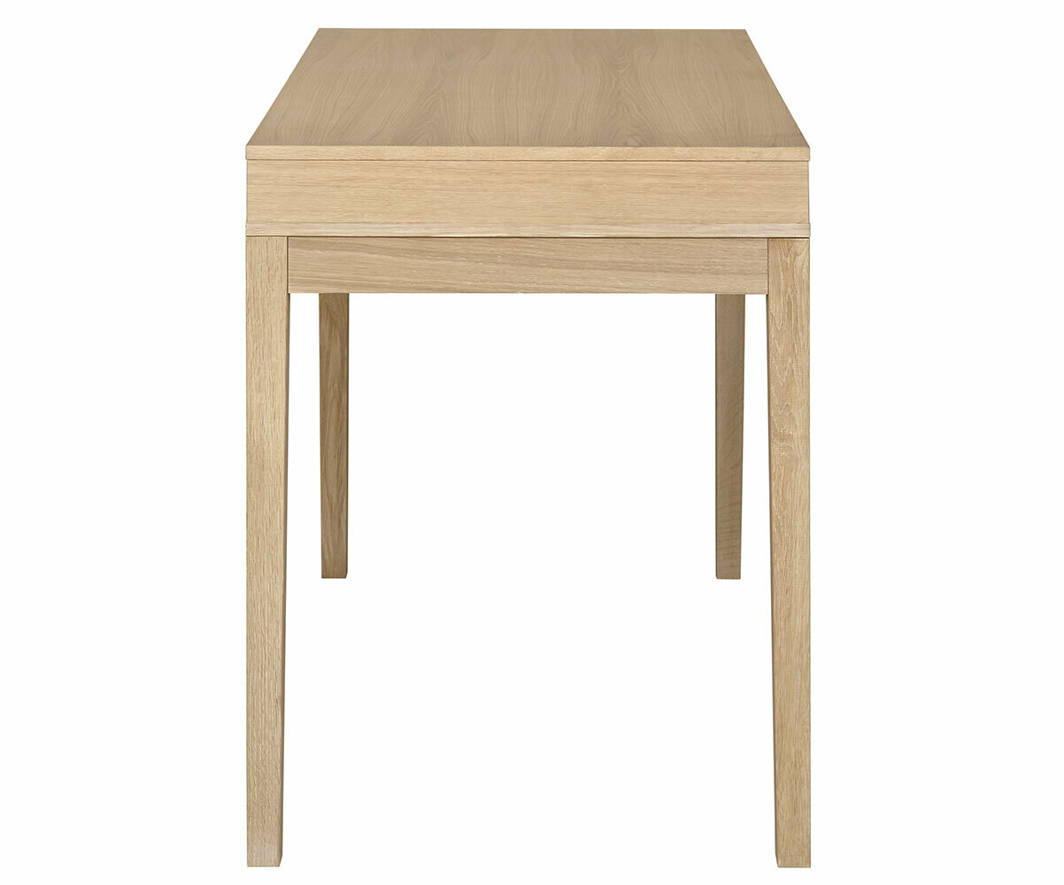 Bureau Adulte 3 tiroirs Eol, structure et pieds en bois massif