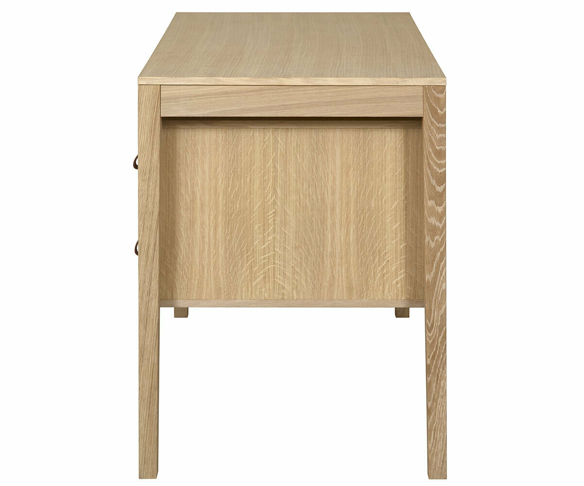 Bureau Adulte avec 2 tiroirs de rangement Eol, en bois massif