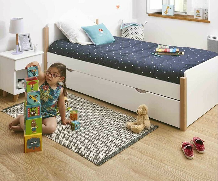 Lit Enfant Sweet avec Sommier et Matelas Fabrication Française