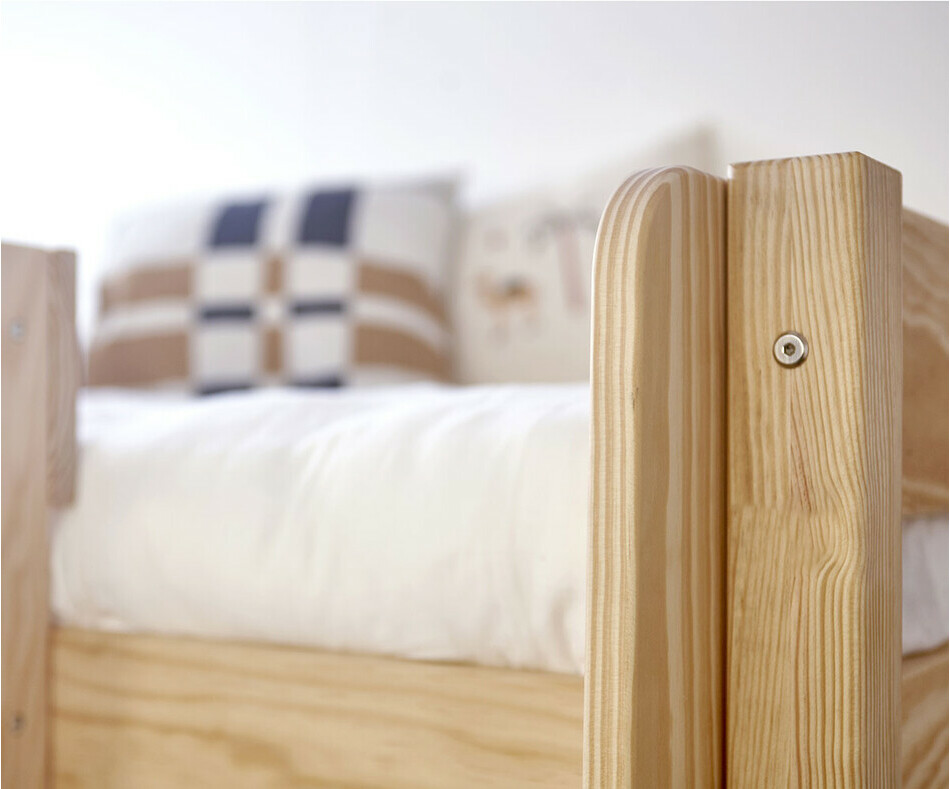 Détail lit mezzanine ado bois Détail lit mezzanine ado bois