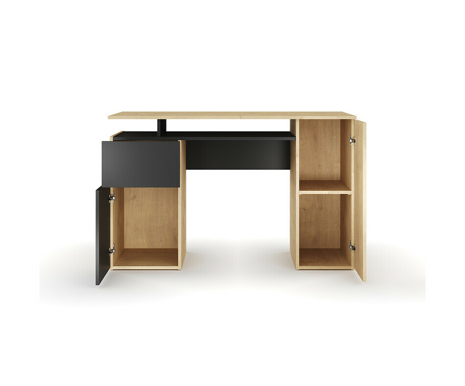 Bureau ado Jini avec rangements ouverts