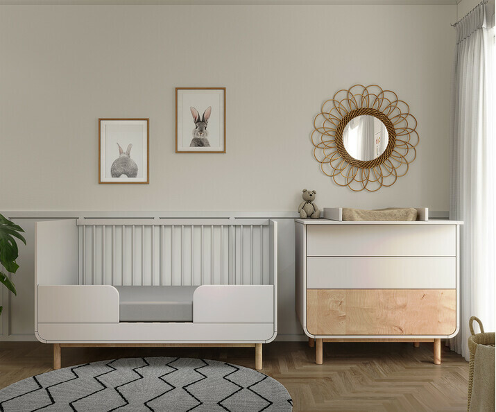 Chambre bb Kikona volutive version enfant