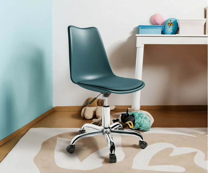 Chaise de bureau enfant Nylo Turquoise