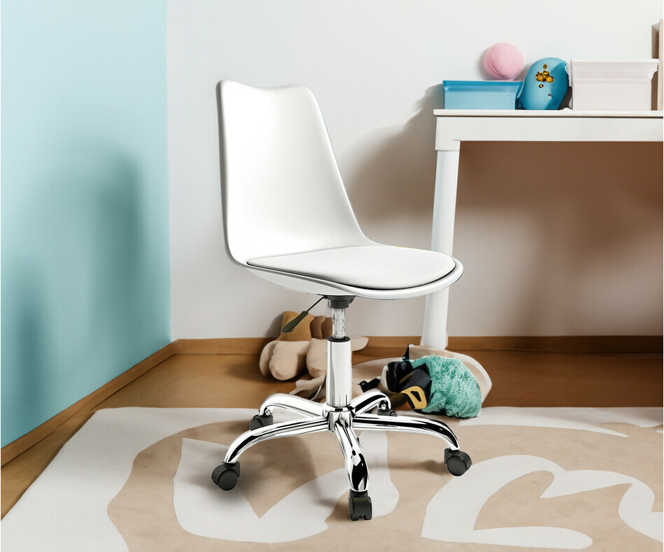 Chaise de bureau enfant Nylo Blanche