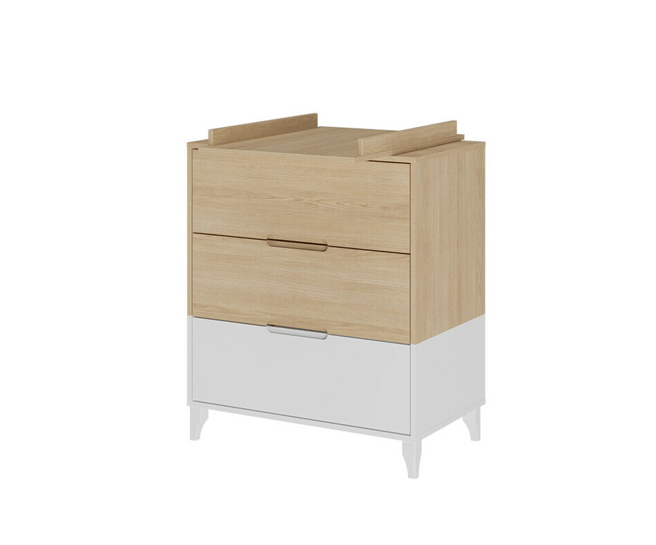 Commode avec plan  langer au centre