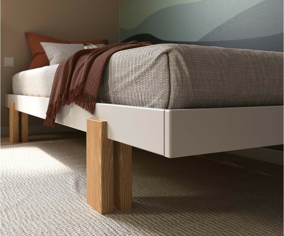 Zoom sur le lit gigogne ado Sany avec matelas